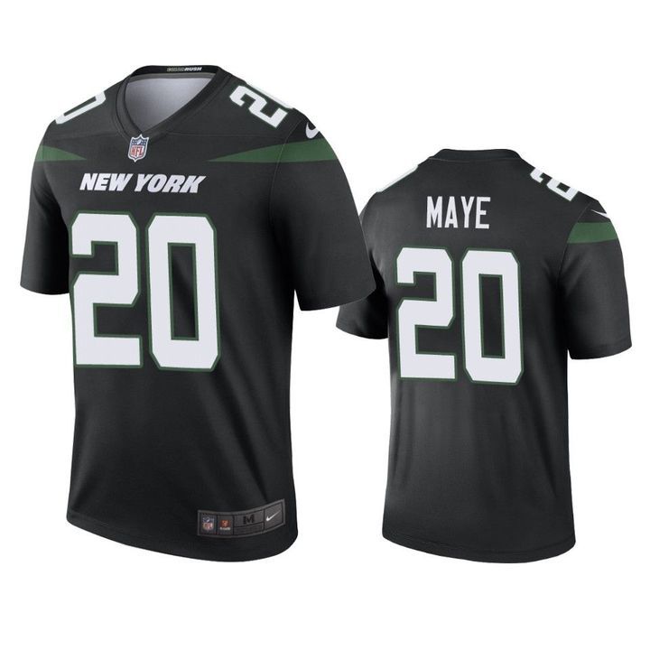 Men New York Jets #20 Marcus Maye Nike Black Color Rush Legend NFL Jersey